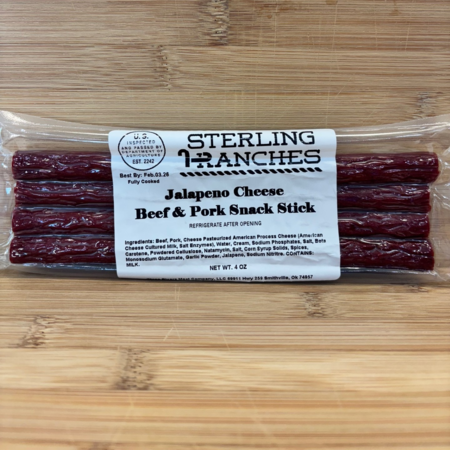 Original Premium Jalapeno Cheese Wagyu & Pork Snack Sticks - 4 Pack